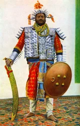 Een beul, Rewah Rewa, India, 1922