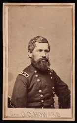 Portret van generaal Oliver Otis Howard 1830-1909, tussen 1862 en 1869