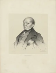 Portret van de componist François Antoine Habeneck 1781-1849, ca. 1840