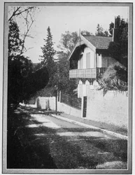 Chalet La Solitude, Hyères, Frankrijk, huis van Robert Louis Stevenson van 1882-84