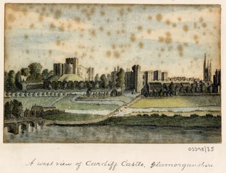 Een reeks schetsen, uitzichten in Groot-Brittannië, het Continent en Amerika 1772-1778 (aquarel)