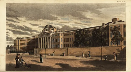 Bethlem psychiatrisch ziekenhuis of Bedlam in 1816