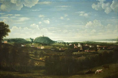 Gezicht op Henbury Village