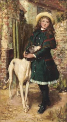 Bij de tuinpoort, 1887