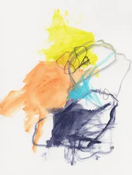 Krachtige abstracte penseelstreken