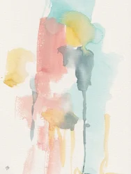 Moderne abstracte aquarel