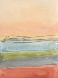 Warme abstracte horizon