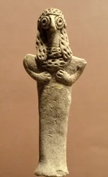 Beeldje van Asherah, Kanaänitisch, 999-600 v.Chr. (klei)