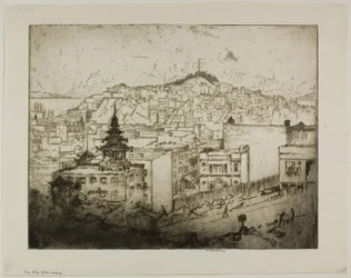 De rand van Chinatown