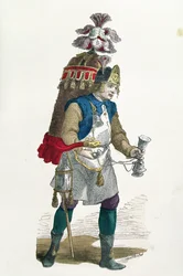 Kokosnootverkoper in 1774