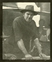 Laatste foto van sergeant Hamilton Fish, levend genomen