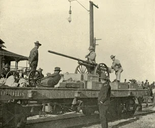 Sergeant Borrowe en het dynamietkanon, Spaans-Amerikaanse Oorlog, juni 1898, 1899