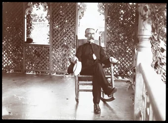 Amerikaanse marineofficier admiraal William Thomas Sampson, Havana, 1902