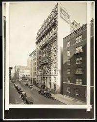 Hotel Harding op 55th Street en Broadway, New York, 1921