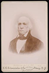 Portret van Gideon Hawley 1785-1870, voor 1870