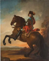 Frederik V te paard