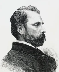 Portret van Agostino Bertani (1812-1886) in 1860, Italiaanse arts en patriot, gravure