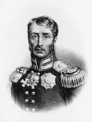 Portret van Frederik Willem III (1770-1840), koning van Pruisen vanaf 1797, gravure