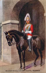 Bereden wacht 1st Life Guards, Whitehall, 1933