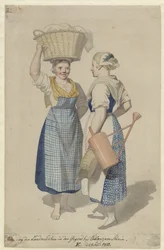 Twee meisjes uit de regio Koblenz