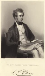 De Eerwaarde Charles Pelham Villiers, M P (gravure)