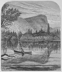 Mirror Lake en Mount Watkins, 1883