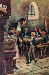Illustratie voor Oliver Twist door Charles Dickens