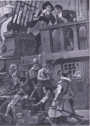 Hoe generaal Blake zeeslagen vocht, illustratie uit 