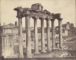 Tempel van Concord, Rome, 1850s
