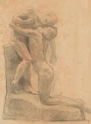 Çacountala, ca. 1888 (houtskool en estompe op papier)