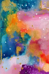 Levendig goud – abstract