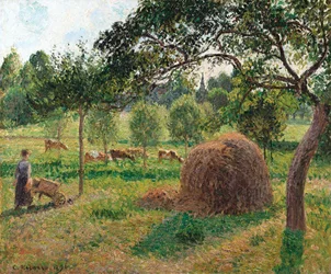 Schemering in Eragny, 1896