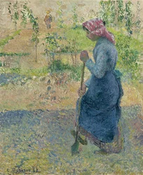 Boerenmeisje aan het werk, 1882