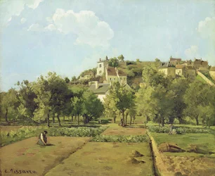 Pontoise, of De Tuinen van de Hermitage, Pontoise, 1867