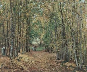 Avenue in het Parc de Marly