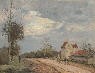 Het huis van meneer Musy, route de Marly, Louveciennes, c. 1872