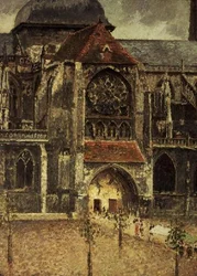 Portaal van de kerk van St. Jacques, Dieppe