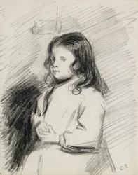 Portret van Ludovic-Rodo Pissarro 1878-1952, ca. 1883-1884
