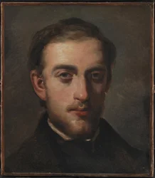 Portret van de Schilder Fritz Melbye (1826-69)