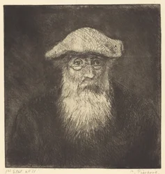 Zelfportret Camille Pissarro, door hemzelf