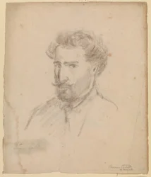 Zelfportret, driekwart profiel naar links (Caracas (?) 1853/54)