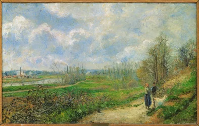 Serre du chou, bij Pontoise (olieverf op doek)