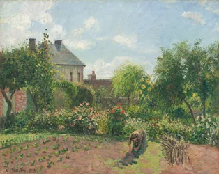 De tuin van de kunstenaar in Eragny, 1898.