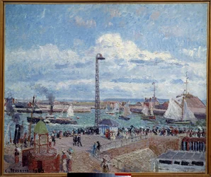 De baai van piloten, voor de haven van Le Havre