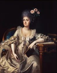 Portret van Maria Carolina van Oostenrijk