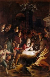 De aanbidding van de herders, ca. 1615