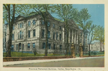 Provinciehuis, Halifax, Nova Scotia (kleurenfoto)