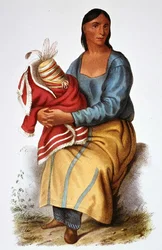 Een Chippewa Weduwe