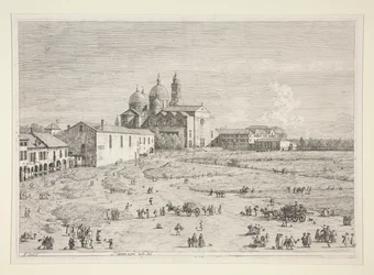 S. Giustina in Prà della Valle, uit de serie Vedute (Gezichten)