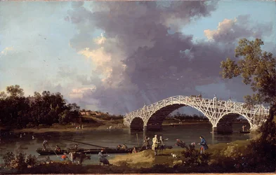 Uitzicht op Walton Bridge